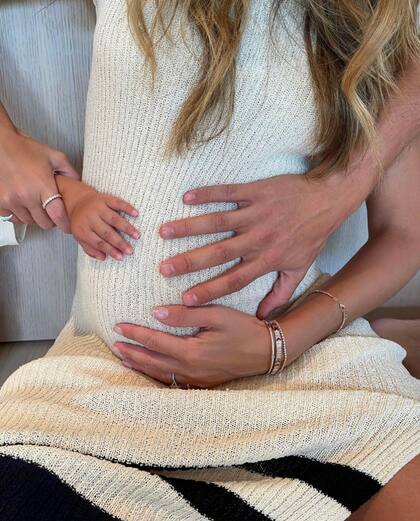 Coral Simanovich y Sergi Roberto esperan su segundo hijo