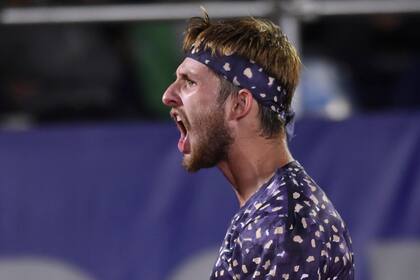 Tan habilidoso como explosivo: el francés Corentin Moutet