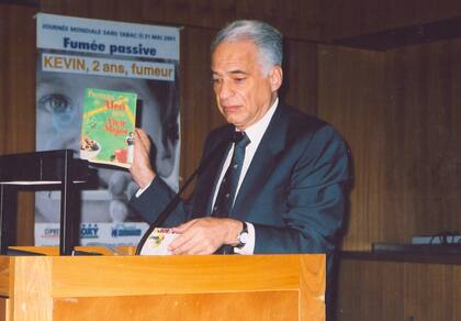 Cormillot durante una de sus disertaciones en la Universidad de Ginebra