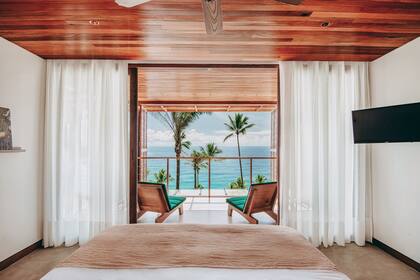 Corner suite en el hotel de Barracuda.