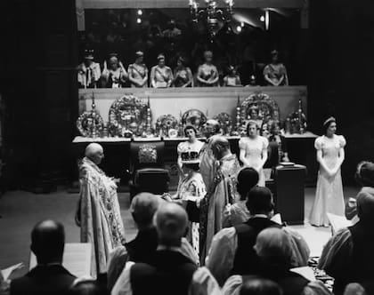 Coronación de la reina Isabel, esposa de Jorge VI, en 1937