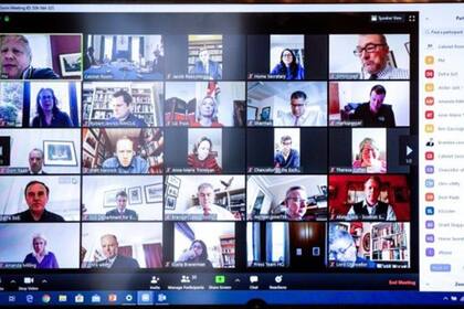 El gobierno británico ha hecho reuniones utilizando Zoom durante la cuarentena.