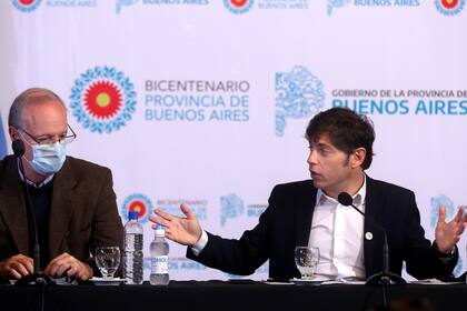 CORONAVIRUS. COVID 19.
CONFERENCIA DE PRENSA DEL GOBERNADOR DE LA PROVINCIA DE BUENOS AIRES AXEL KICILLOF Y EL MINISTRO DE SALUD DANIEL GOLLAN.
FOTO SANTIAGO HAFFORD/ARCHIVO