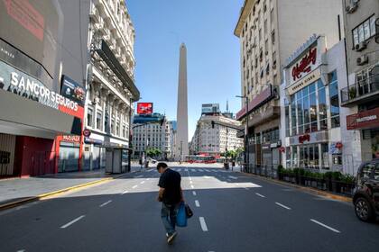 Las calles porteñas ofrecen postales nunca vistas