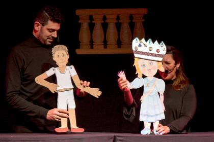 Marcelo Albamonte y Efrat Wolinsky, en La que tiene coronita