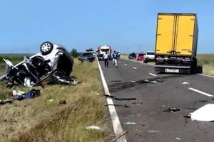 Una familia entera murió en un choque frontal en una ruta nacional