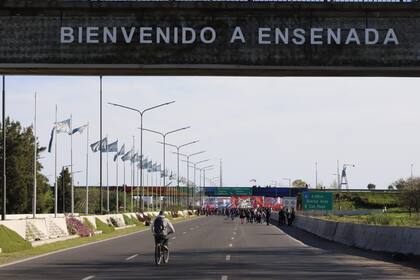 Corte en la autopista Buenos Aires-La Plata