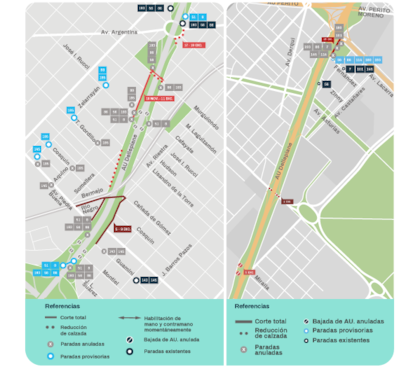 Corte en la Dellepiane: los desvíos a considerar