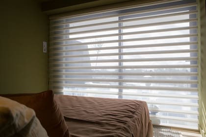 Cortina Pirouette de Hunter Douglas.