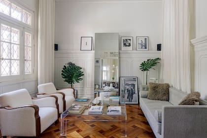 Cortinas de arpillera de lino confeccionadas por Carolina.