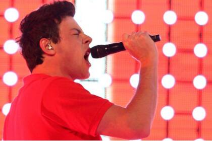 Cory como Finn Hudson en Glee