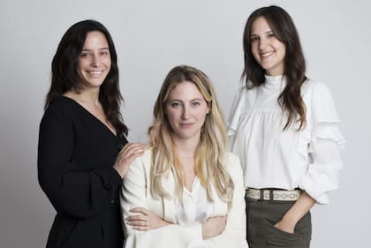 Cosmética limpia. Maria Mingo, COO; Valentina Sielecki, CEO; Candelaria Nottebohm, CMO de The Glow Factor