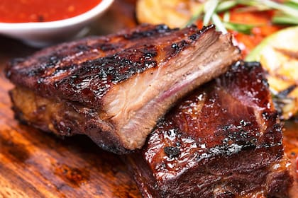 Costillitas de cerdo a la plancha