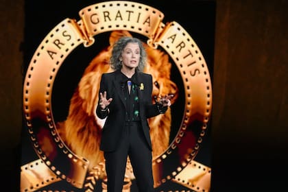 Courtenay Valenti, la ejecutiva de Amazon MGM que habló sobre el futuro de James Bond, durante su participación en CinemaCon