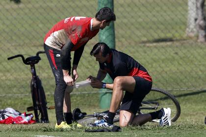 Courtois con problemas en su rodilla