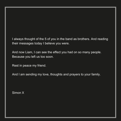 Cowell compartió un posteo en Instagram este viernes dedicado a Payne (Foto: Instagram @simoncowell)