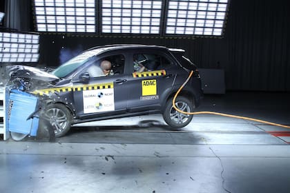 Crash test del Fiat Pulse
