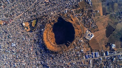 Cráter de La Alberca, en Guanajuato