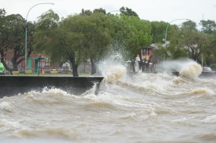 Crecida en el Río de la Plata