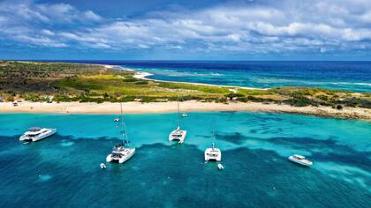 El islote de Tintamarre en Saint Martin.
