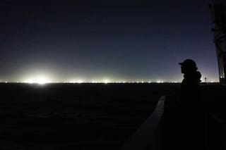 "El juego del calamar" en el Atlántico Sur