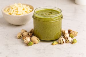 Crema de pistachos y chocolate