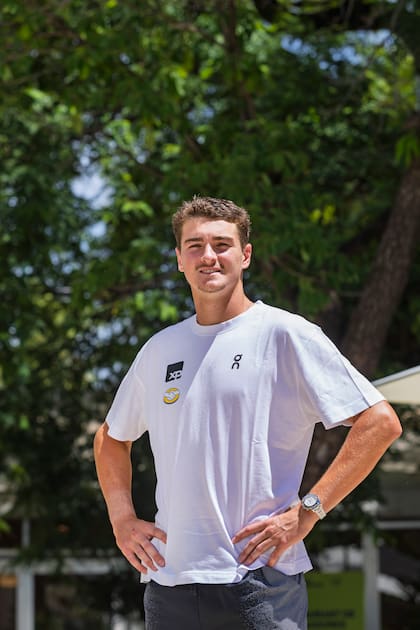 "Creo que ahora soy más maduro", dijo el brasileño João Fonseca, durante una entrevista con LA NACION, en el ATP de Buenos Aires