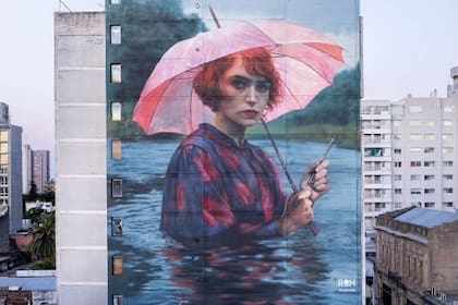 "Crepúsculo", obra de Martín Ron en San Nicolás de los Arroyos