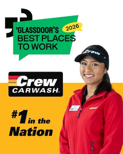 Crew Carwash obtuvo el primer puesto en la lista de los 100 mejores lugares para trabajar en Estados Unidos (Facebook/Crew Carwash)