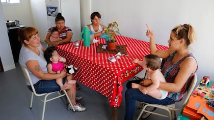 Las cuatro mujeres conviven en una casa dentro del penal