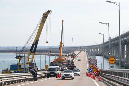 El puente fue atacado el pasado fin de semana