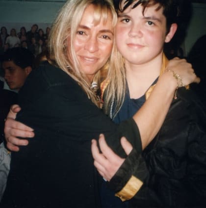 Cris Morena junto a Carlos Pedevilla