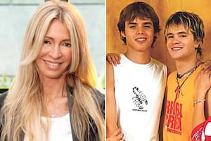 Cris Morena se reencontró con Felipe Colombo y Benjamín Rojas