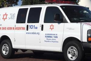 Conmovedor: la "ambulancia Romina Yan" que emociona a los fanáticos de Israel