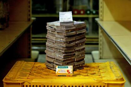 Un jabón: 3.500.000 de bolívares (US$ 0,53)