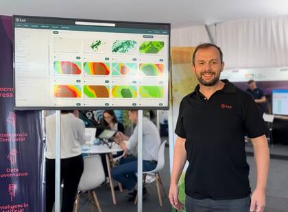 Cristian Amici, de GeoExpress Agtech. Foto Marcelo Manera