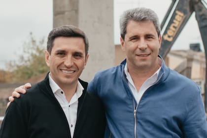 Cristian Andino y Sergio Uñac