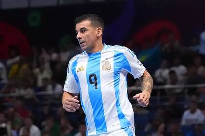 Cristian Borruto es una de las cartas de gol de la selección argentina de fútsal en el Mundial 2024