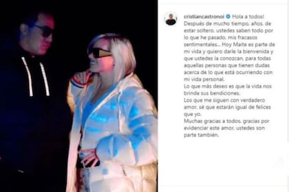 Cristian Castro oficializó su romance en 2021 (Foto Instagram @cristiancastro)