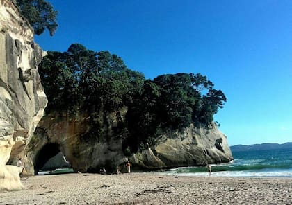 Cristian empezó a soñar con los paisajes de Nueva Zelanda y Australia (Foto: Coromandel Beach, Nueva Zelanda)