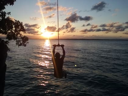 Cristian en Bahía: “Cuando se extraña mucho son días difíciles y no queda otra que levantar la cabeza y seguir para adelante”.