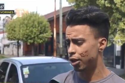 Cristian Gabriel Estrada quedó internado en un hospital