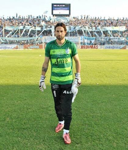 Cristian Lucchetti festeja en Atlético Tucumán