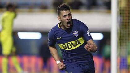 Cristian Pavón, autor del gol de Boca