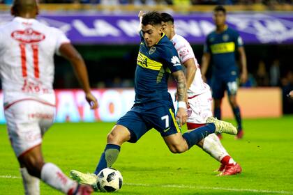 Cristian Pavón, en su mejor momento