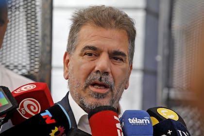 Cristian Ritondo al llegar al Congreso