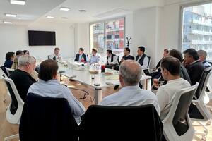 Cristian Ritondo en la última reunión del PRO bonaerense