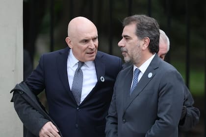 Cristian Ritondo junto al libertario José Luis Espert