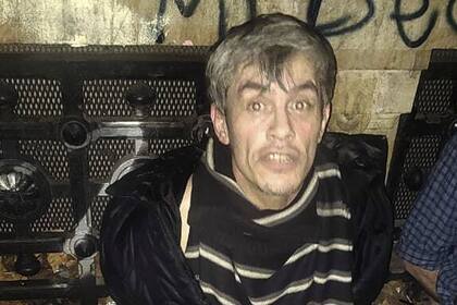 Cristian Valiente, detenido en la manifestación contra la Ley Bases