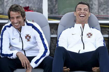 Cristiano descansó en el partido ante Grecia